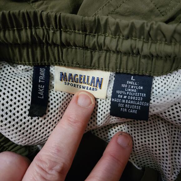 Magellan swim trunks green Pre-owned size Large 2216 - Picture 6 of 7